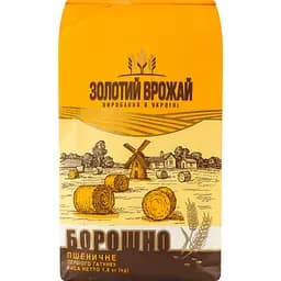 Мука пшеничная Золотий врожай 1 сорта 1.8 кг