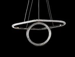 Люстра стельова LED Splendid Ray LF9809/2, 2 лампи, регульована температура світла, золотий метал, сучасний стиль для дому - мініатюра 2
