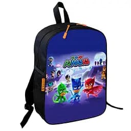 Рюкзак школьный детский 36х27см Герои в масках для девочки, мальчика (00869)
