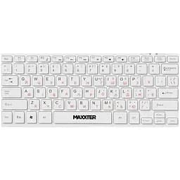 Клавиатура Maxxter KBM-C01W-UA USB UA White (KBM-C01W-UA)