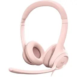 Гарнітура Logitech H390 USB Rose (981-001281) - мініатюра 1