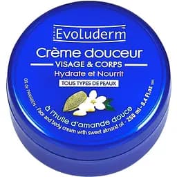 Крем Evoluderm для всіх типів шкіри обличчя з мигдалевим молоком  250 мл