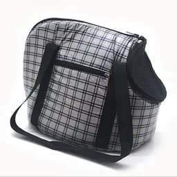 Сумка переноска Zoo-hunt Клетка для кошек и малых пород собак серая №1 22х42х31 см