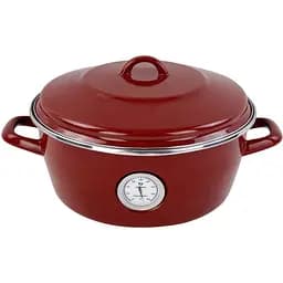 Кастрюля с термометром Vitrinor Dutch Oven 26 см 5 л красная (2111691)