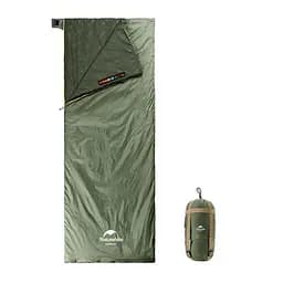 Спальник Naturehike Summer LW180 (NH21MSD09) +15°C - лівий - 205см - зелений - мініатюра 3