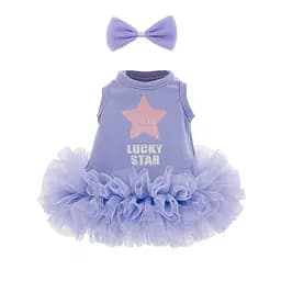 Набор одежды Orange Lucky Dog Lucky Yoyo look Лиловая звезда (L032)