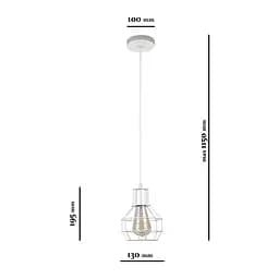 Світильник Лофт Levistella 756PR1618-1 WH - мініатюра 2