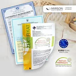 Ковдра бамбукова MirSon Eco Mikrosatin Hand Made №0443, зимова, 172x205 см, біла - мініатюра 14