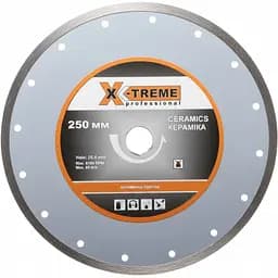 Диск алмазный по плитке X-Treme 250 x 6 x 2.6 x 25.4 мм (31289)