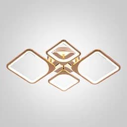 Люстра світлодіодна Valeso V K39047-2+2 GD з пультом - мініатюра 5