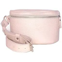 Шкіряна поясна сумка Explorer S пудровая