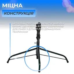 Лита штучна ялинка 2.5 м блакитна Карпатська V18 Преміум LUGI KOS-KARPBL25 - мініатюра 3