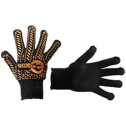 Рукавички захисні Intertool 60/40 з точкою 62г чорні 10" (в упаковці 10 шт.)