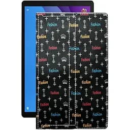 Чехол StatusCASE из экокожи для планшета Lenovo Tab M10 HD TB-X306 (2 Gen) Фэшн черный