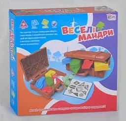 Развивающая настольная игра "Веселые путешествия" UKВ-В 0044 Fun Game (6904660517493)