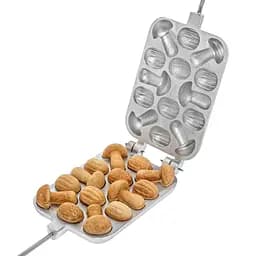 Форма алюмінієва для випікання цільного печива горішниця "Горішки та грибочки", Ласунка Золотистий 86564