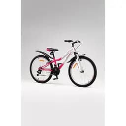 Велосипед SPELLI PRINCESS V-brake 24" Біло-рожевий