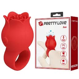 Віброкільце на палець PRETTY LOVE JAE, 10 vibration functions, Silicone ABS PRETTY LOVE BI-210336 102770