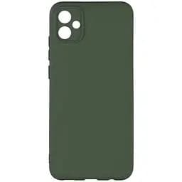 Чехол Silicone Cover с рамкой камеры A Samsung Galaxy A04e Dark Green