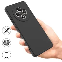 Силіконовий чохол BeCover для Oppo Reno12 F 5G Black (712767) - мініатюра 2