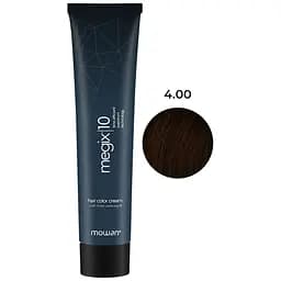 Фарба для волосся з низьким вмістом аміаку Megix10 Mowan 4.00 інтенсивний середній коричневий 100 мл