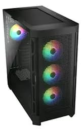 Корпус Cougar Duoface Pro RGB Black, без БЖ, ATX / Micro ATX / Mini ITX, USB 3.0 x2, USB 2.0 x1, Type-C Gen 2, RGB підсвічування, 4x120 ARGB, загартоване скло, 240x496x465 мм - мініатюра 2