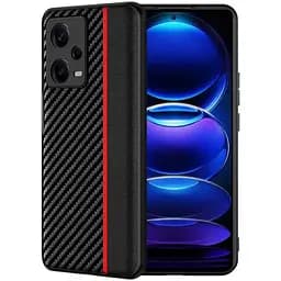 Чохол накладка Primolux CFC для Xiaomi Redmi Note 12 Pro 5G Black&Red
