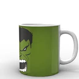 Кружка GeekLand Халк Hulk зеленая фон HU.02.001 330 мл белая