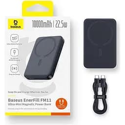 Зовнішній акумулятор Baseus EnerFill Ultra Mini 10000mAh 22.5W Black (P1008210E123-00) [152265] - мініатюра 9