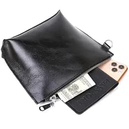 Шкіряна косметичка SHVIGEL 20х13.5х5 см acs0025810 - мініатюра 3