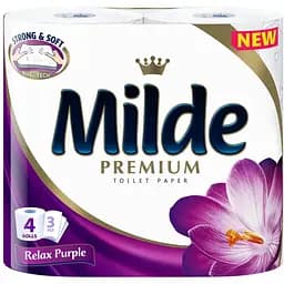 Туалетная бумага Milde Relax Purple 4 шт.