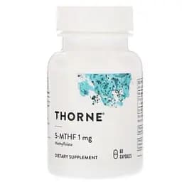 Метафолін 5-MTHF Thorne Research 1 мг 60 капсул