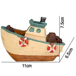 Декорація рибальський човен Kruger Meier Fishing Boat 11x6.5x7.5 см (1288)