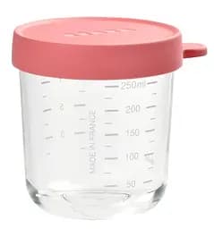 Уцінка. Контейнер скляний для зберігання Beaba Babycook 250 мл рожевий (912653)