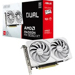 Видеокарта Asus Dual Radeon RX 9060 XT 16GB White (DUAL-RX9060XT-16G-WHITE) UA [155592]