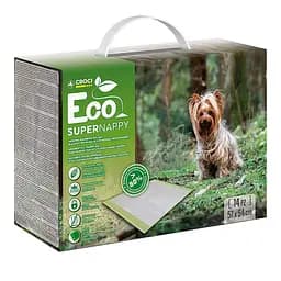 Одноразовые пеленки для собак 57 x 54 см Croci Super nappy Eco 14 шт/уп биоразлагаемые