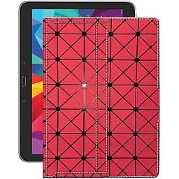 Чохол StatusCASE з екошкіри для планшету Samsung Galaxy Tab 4 10.1 (T531) Червоний ромб