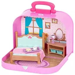 Игровой набор Lil Woodzeez Кейс Спальня с аксессуарами фиолетовая (WZ6598Z)