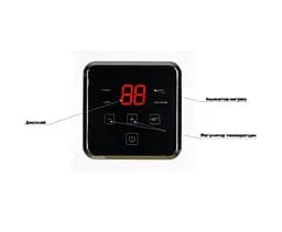 Водонагрівач Mixxus EWH-14050 CUBE WET(Н) 50 л, 2 кВт, мокрий ТЕН, горизонтальний, квадратний, білий (WH0614) - мініатюра 2