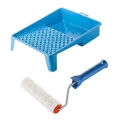 Валик "Велюр" 150х30 мм з ручкою та ванночка Polax (770-185)