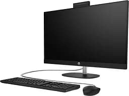 Комп'ютер персональний моноблок HP All-in-One 27' FHD IPS AG Intel i3-1315U 16GB F512GB UMA Wi-Fi кл+м DOS чорний (AR0N6EA) - мініатюра 3