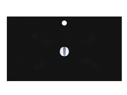 Умивальник Miraggio Jessel 800 mirastone black 0001468, Чорний матовий - мініатюра 3