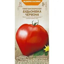 Семена Томат высокорослый Насіння України Будьоновка красная 0.1 г (628200)