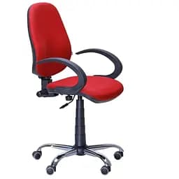 Кресло Бридж Хром ПК/АМФ-5 Кожзам черный