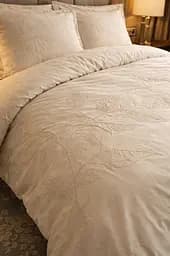 Комплект постельного белья евро 200х220 Premium ранфорс бежевый TC303376151