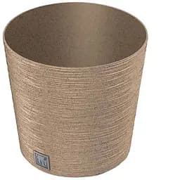 Горщик для квітів Prosperplast Furu Eco Wood з вкладкою 18 л бежевий (57499-4665)