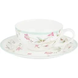 Чашка із блюдцем Gipfel Verde 250 мл (40728)