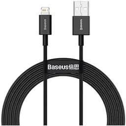 Кабель Baseus Superior Series Fast Charging Data Cable USB to Lightning 2.4A 2 м Чорний