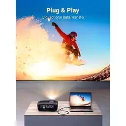 Кабель мультимедійний HDMI M to DVI M 1.5m HD106 black Ugreen (11150) - мініатюра 6