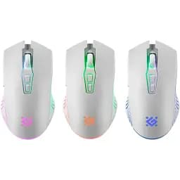 Комп'ютерна мишка Defender Pandora GM-502 бездротова ігрова 7кн. 3200 dpi. 500 mAh біла (52502)